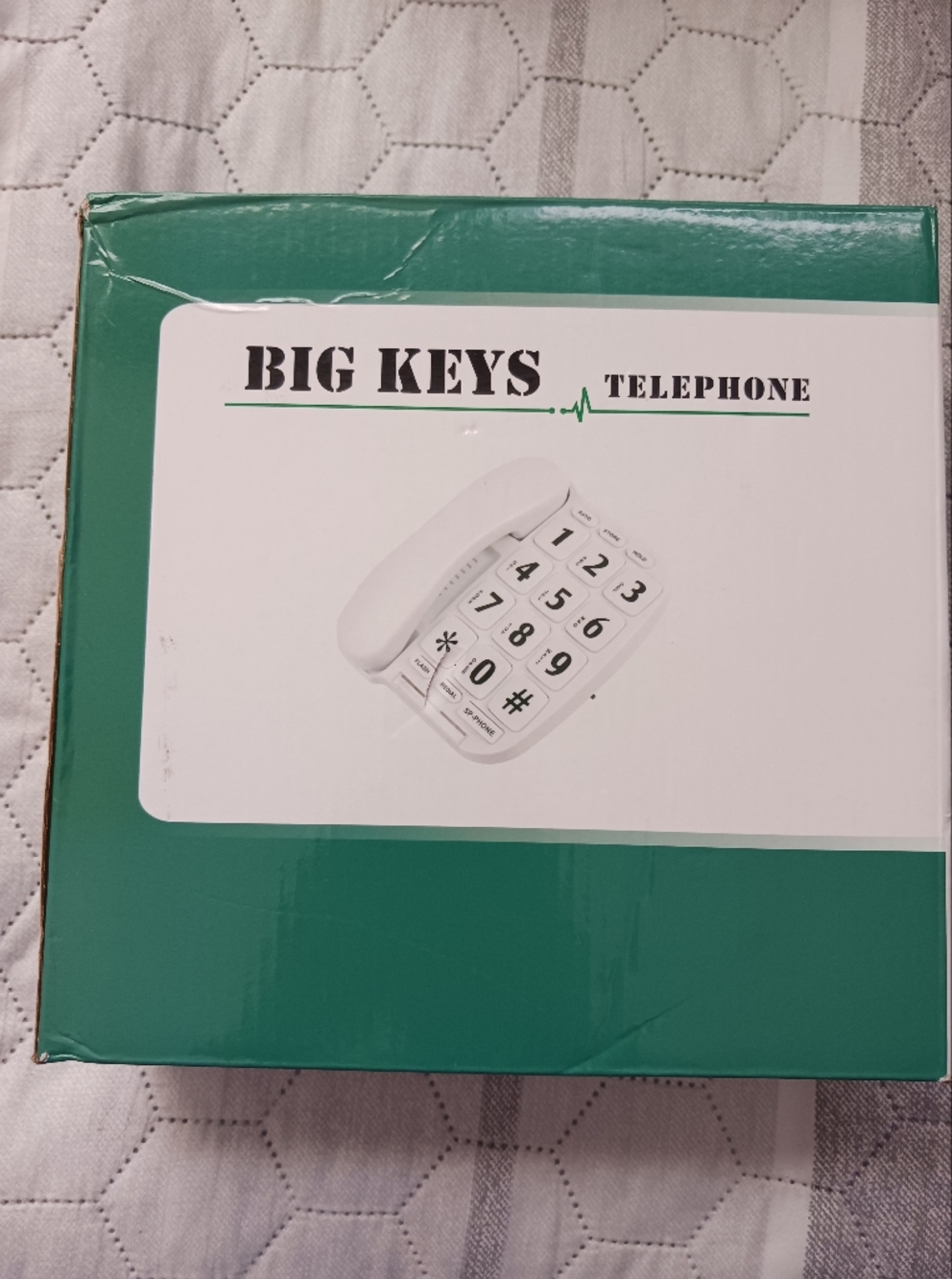 Big Keys Telephone Original Analog Corded W/ Speakerphone Mode New In Box